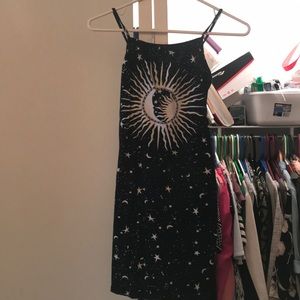 Nasty gal black sun and stars mini dress